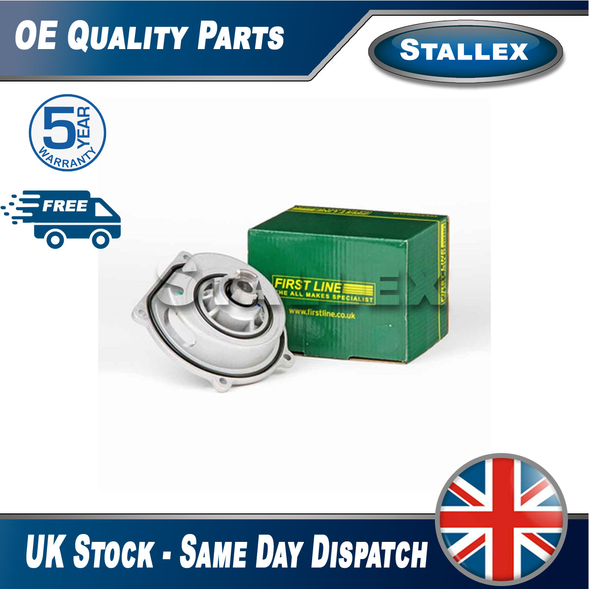 Fits Land Rover Discovery Defender 2 5 TD5 Water Pump Stallex PEM500040 